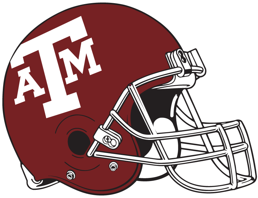 Texas A&M Aggies 1978-Pres Helmet Logo diy fabric transfers